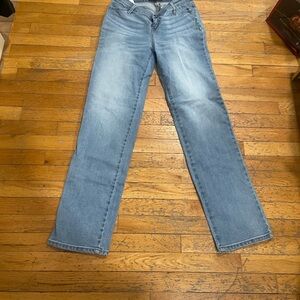 Fashion Nova Light Blue Straight Leg Jeans